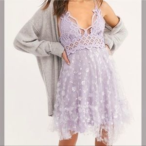 Free people slip dress sparkly